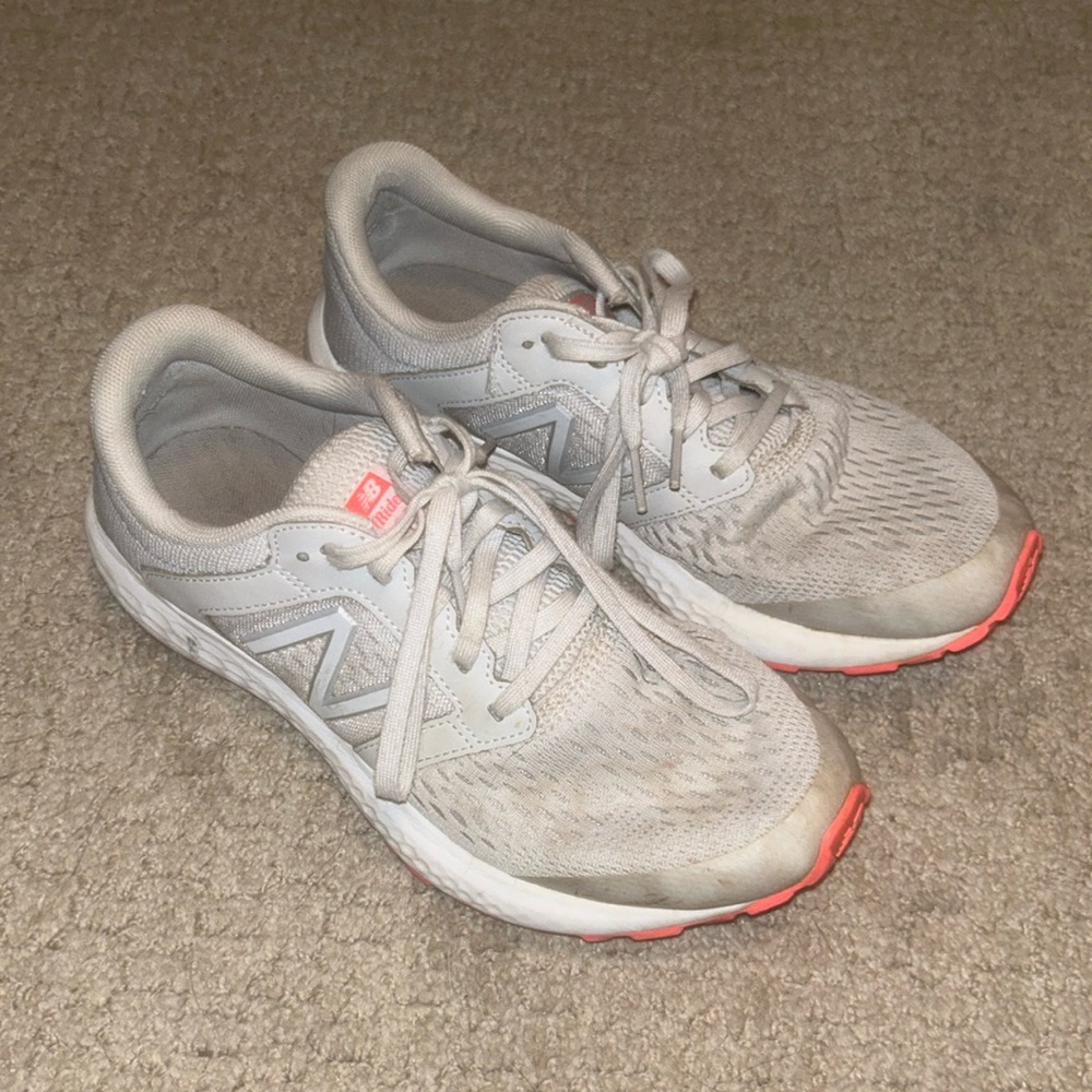 Gray and Pink Women’s New Balance Tennis shoes